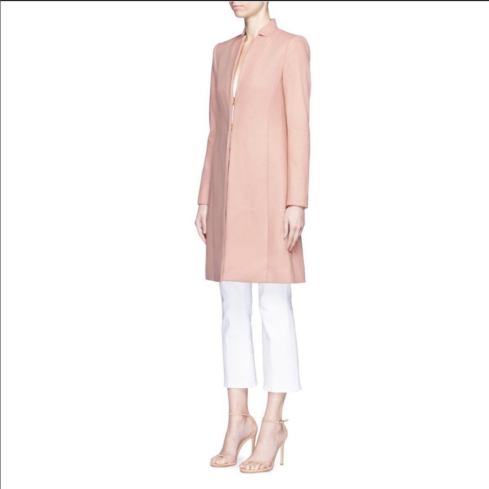 pink coat